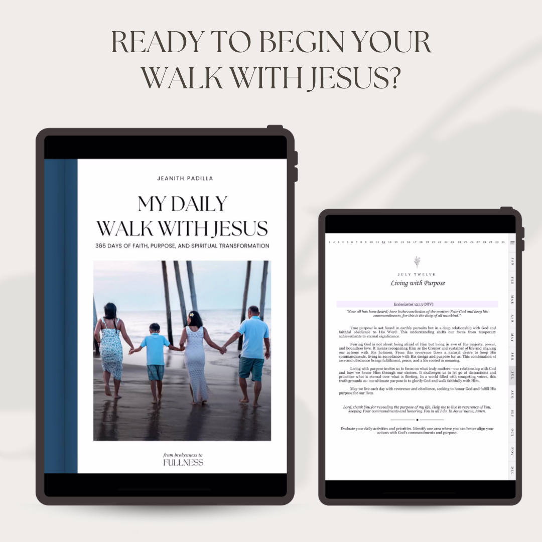 My Daily Walk with Jesus - 365 Days of Faith, Purpose, and Spiritual Transformation